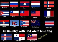 Image result for White Blue Red Horiz Flag