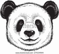 Image result for Panda Drawing Black and White