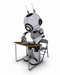 Image result for Robot at a Desk Job
