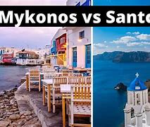 Image result for Santorini Mykonos Greece