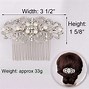 Image result for bridal combs