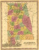 Image result for Alabama Major Cities Map