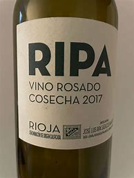 Image result for Jose Luis Ripa Saenz Navarrete Rioja RIPA Vino Rosado