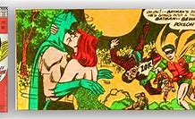 Image result for Batman and Robin Poison Ivy Kiss