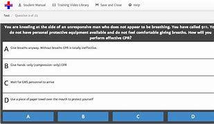 Image result for CPR Test Online