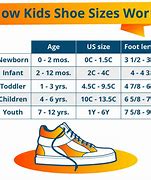 Image result for Baby Shoe Size Chart