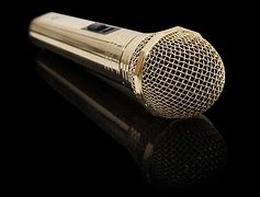 Image result for Gold Expensive Microphone