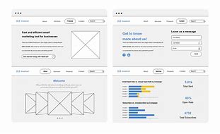 Image result for Email Wireframe Template