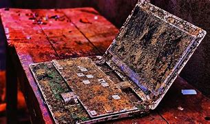 Image result for Old Broken Computer