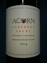 Image result for Acorn+Cabernet+Franc+Alegria