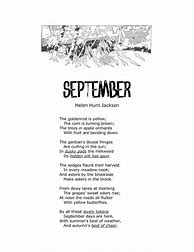 Image result for September Poems to a Best Friend