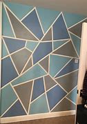 Image result for Squares On Wall with Tape and Paint