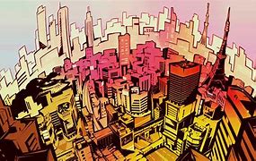 Image result for Persona 5 City Background Landscape