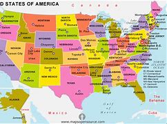 Image result for United States Political Map USA