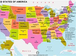 Image result for United States Map with Capitals