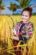 Image result for Beautiful Woman Farmer