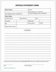 Image result for CPR Form of Witness Statement