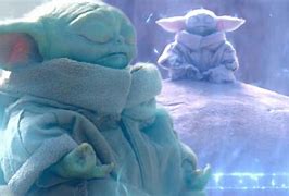 Image result for Baby Yoda Blue Frog