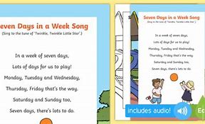 Image result for 7 Days a Week Song