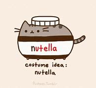 Image result for Pusheen Cat Eating Nutella