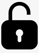 Image result for Unlocked Padlock Icon