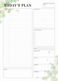 Image result for Daily Planner Text