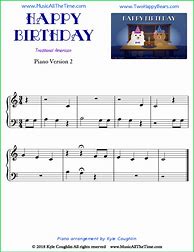 Image result for Happy Birthday with Piano