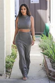 Image result for Kim Kardashian Crop Top
