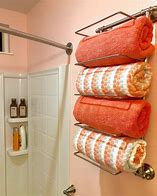 Image result for 5 Tier Wall Mounted Towel Rack
