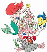 Image result for The Little Mermaid Christmas Book Vintage