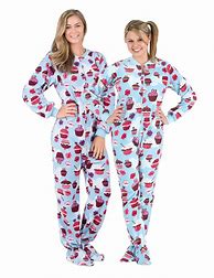 Image result for Adult Footed Pajamas Baby Girl