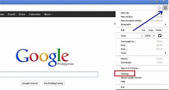 Image result for Google Chrome Settings