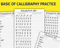 Image result for Basic Calligraphy