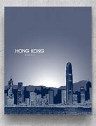 Image result for Hong Kong Skyline Poster