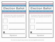 Image result for Voting Ballot Printable for Kids