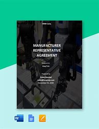 Image result for Manufacturing Agreement Template Free