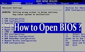 Image result for What Is BIOS Setup