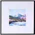 Image result for Mt. Fuji Black and Gold Print