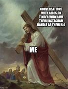 Image result for Carrying the Cross Meme