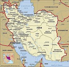 Image result for Iran Map A4 Languge Farsi