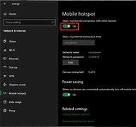 Image result for Hotspot Tab in PC Windows 10