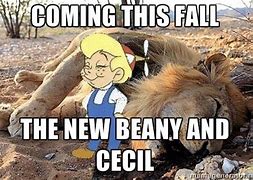 Image result for Cecil The Lion Meme