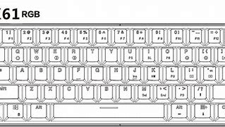 Image result for GK-61 Keyboard Layout