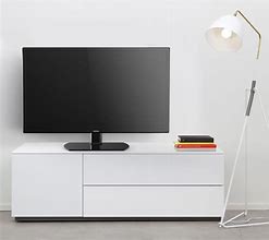 Image result for Samsung TV On Stand White