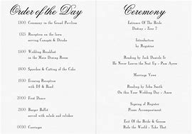 Image result for Church Wedding Service Template