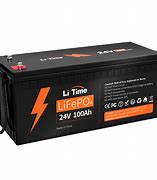 Image result for Li Time 24V 100Ah LiFePO4 Lithium Battery