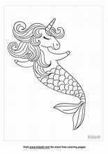 Image result for Coloring Pages for Kids Unicorn Mermaid