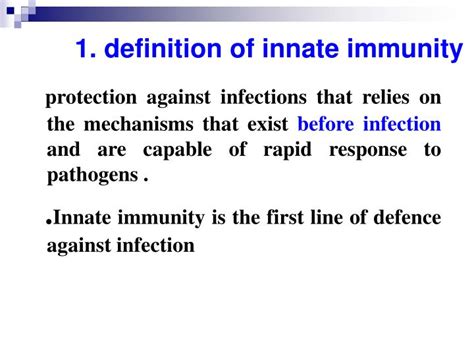 Image result for Innate Immunity Definition