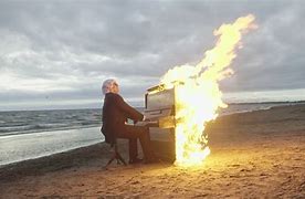 Image result for Flaming Piano Meme