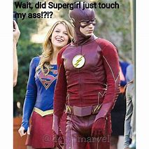 Image result for Flash and Supergirl Memes